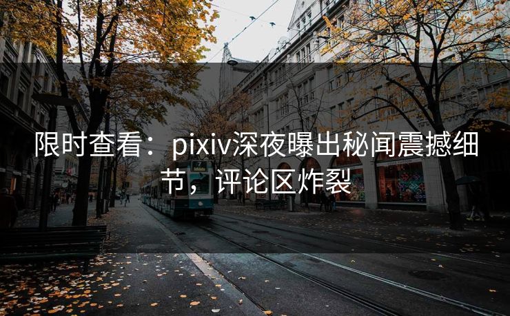 限时查看：pixiv深夜曝出秘闻震撼细节，评论区炸裂